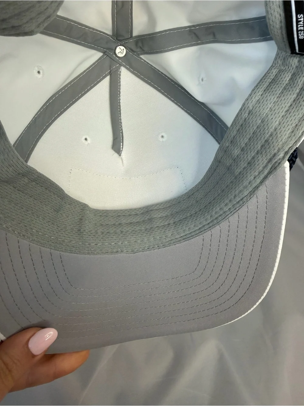 The Honors Course White Embroidered Patch Cap